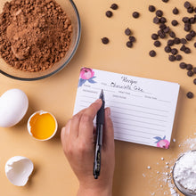 Load image into Gallery viewer, Roses Recipe Binder for Recipe Cards