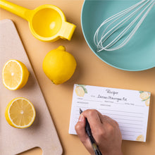 Load image into Gallery viewer, Lemon Recipe Cards