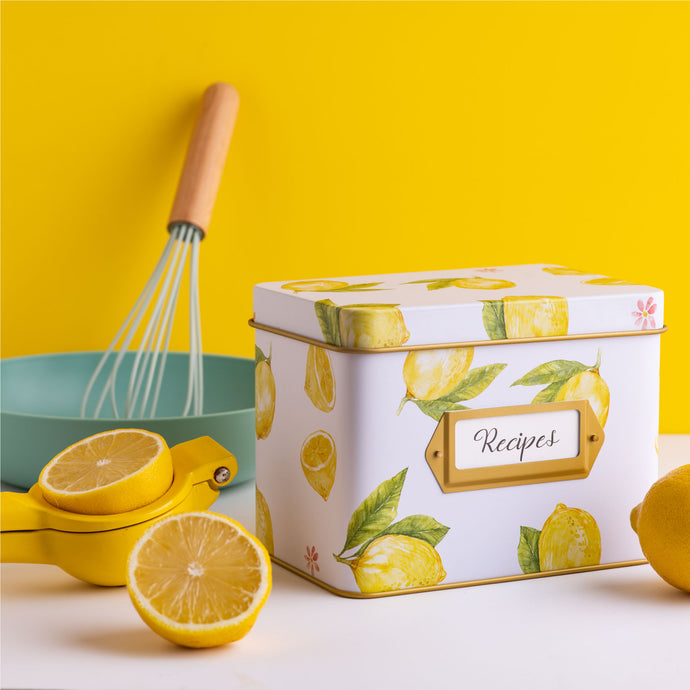 Heart & Berry Lemon Recipe Box